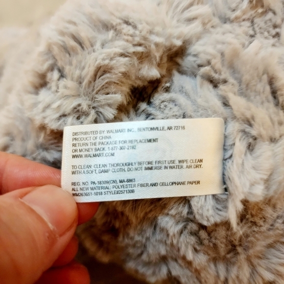 Spark Create Imagine Elephant Plush Stuffed Animal 14" Grey Teal Baby Lovie Soft - Picture 9 of 9